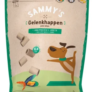 Sparpaket 2 x 350 g Sammy's Gelenkhappen Grünlippmuscheln & Garnelen Hunde Snack Abverkauf